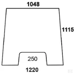 Parbriz superior - 3619177M1N